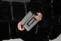 Parlak Cluncth Taş Detaylı Çanta 