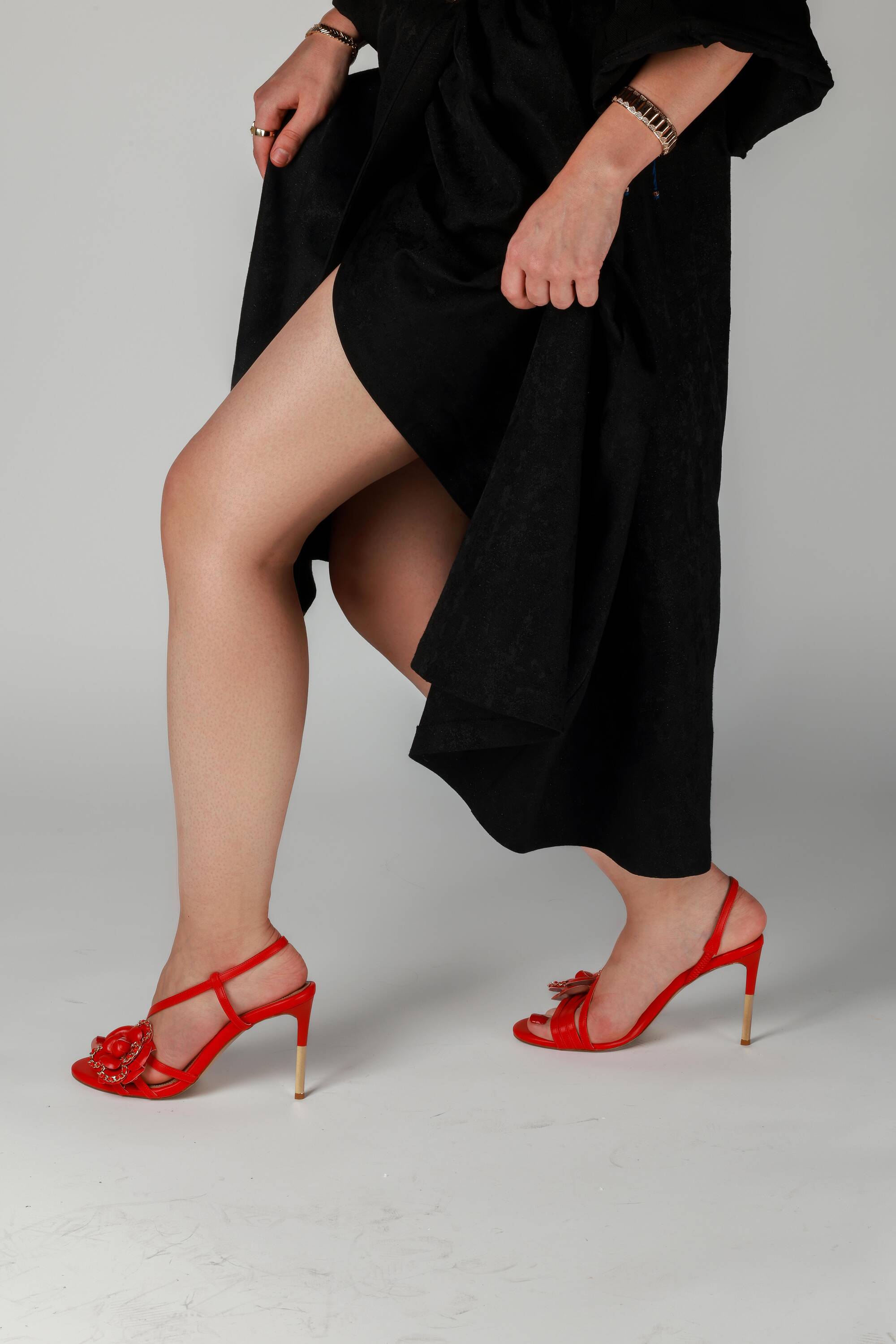  Kırmızı Romantik Abiye