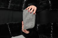 Parlak Cluntch Çanta